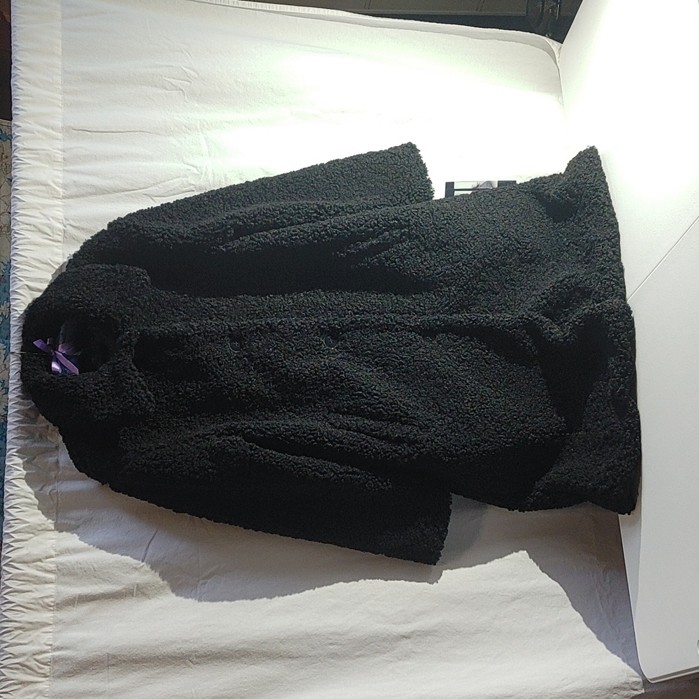 Rachel Rachel Roy Faux Fur Teddy Pea Coat